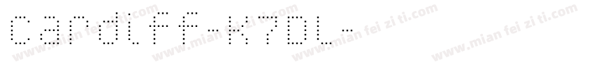 Cardiff-K7Dl字体转换