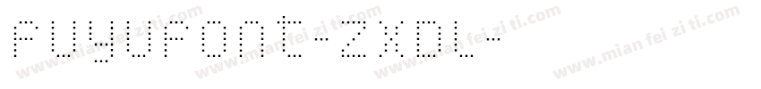 FuyuFont-zXDl字体转换