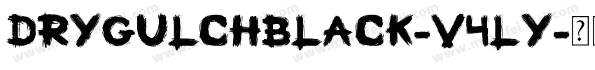 Drygulchblack-V4ly字体转换
