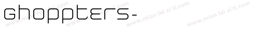 Ghoppters字体转换