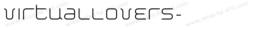 Virtuallovers字体转换