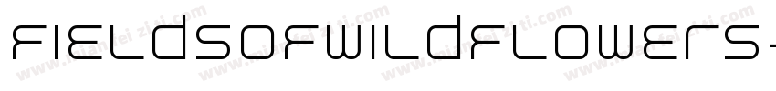 fieldsofwildflowers字体转换