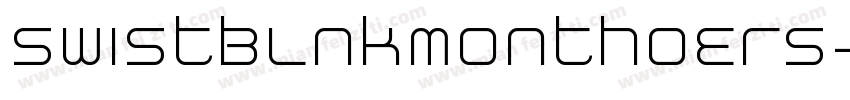 swistblnkmonthoers字体转换