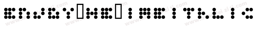 EnjoyTheTimeItalic-RM9E字体转换