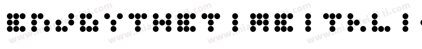 EnjoyTheTimeItalic-RM9E字体转换