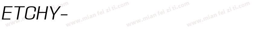 ETCHY字体转换