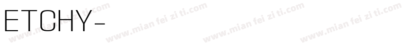 ETCHY字体转换
