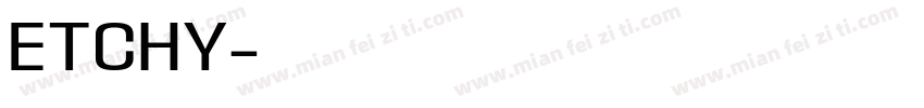 ETCHY字体转换