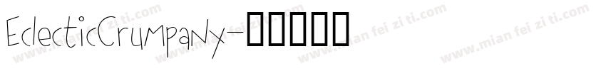 EclecticCrumpany字体转换