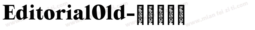 EditorialOld字体转换