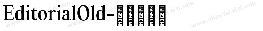 EditorialOld字体转换