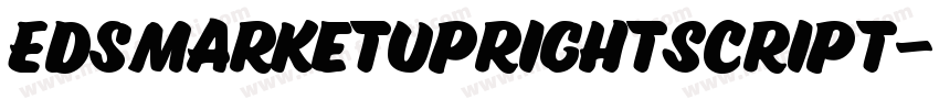 EdsMarketUprightScript字体转换