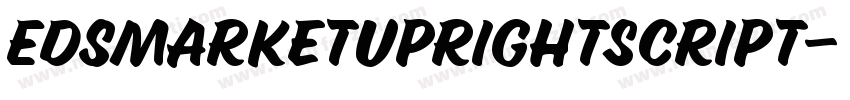 EdsMarketUprightScript字体转换