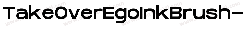 TakeOverEgoInkBrush字体转换