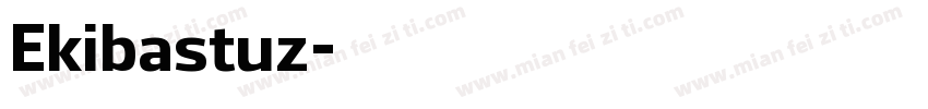 Ekibastuz字体转换