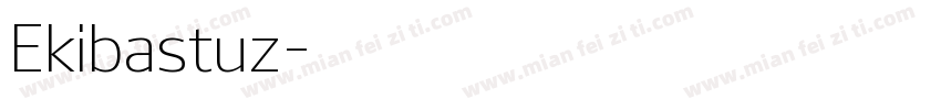 Ekibastuz字体转换