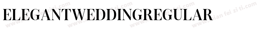 ElegantWeddingRegular字体转换