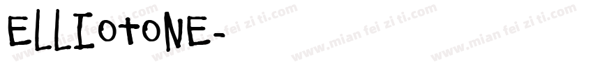ElliotOne字体转换