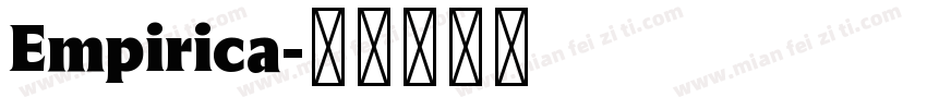 Empirica字体转换