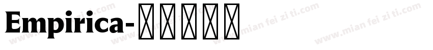 Empirica字体转换