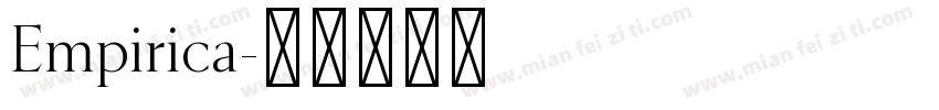 Empirica字体转换