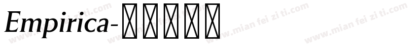 Empirica字体转换