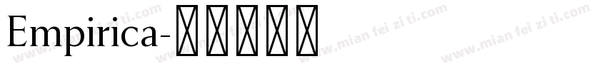 Empirica字体转换