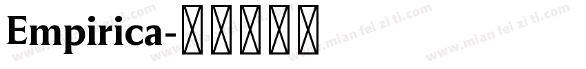 Empirica字体转换