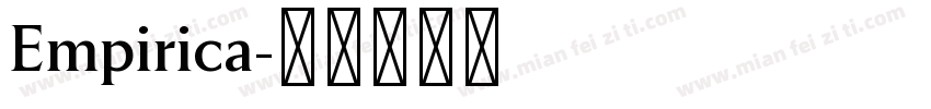 Empirica字体转换