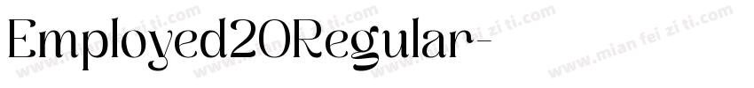Employed20Regular字体转换