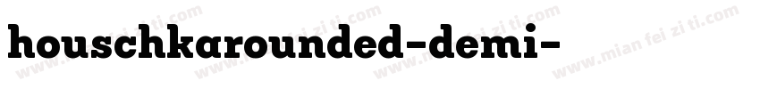 houschkarounded-demi字体转换