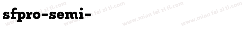 sfpro-semi字体转换