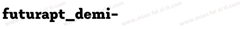 futurapt_demi字体转换