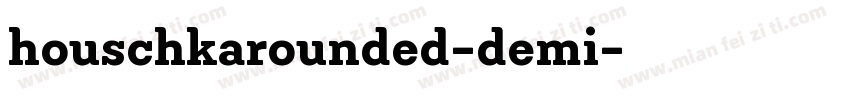 houschkarounded-demi字体转换