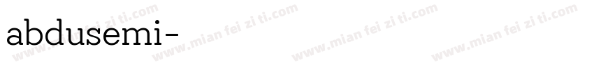 abdusemi字体转换
