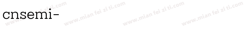 cnsemi字体转换