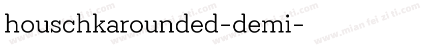 houschkarounded-demi字体转换