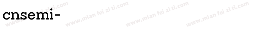 cnsemi字体转换