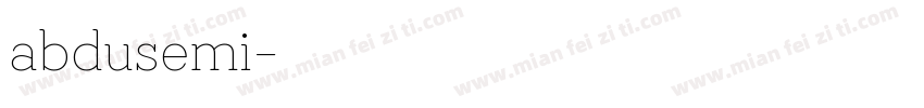 abdusemi字体转换