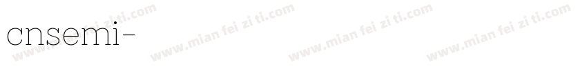 cnsemi字体转换