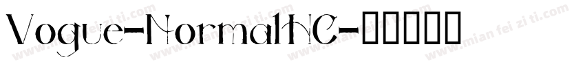 Vogue-NormalHC字体转换