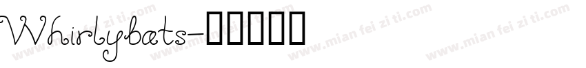 Whirlybats字体转换
