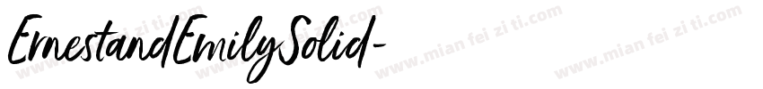 ErnestandEmilySolid字体转换