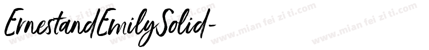 ErnestandEmilySolid字体转换