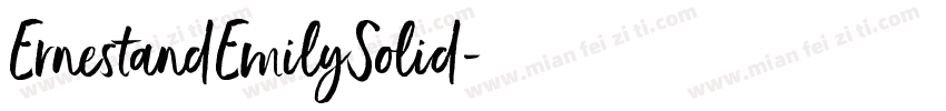 ErnestandEmilySolid字体转换
