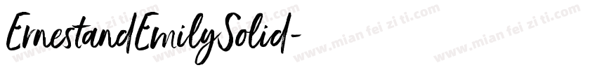 ErnestandEmilySolid字体转换