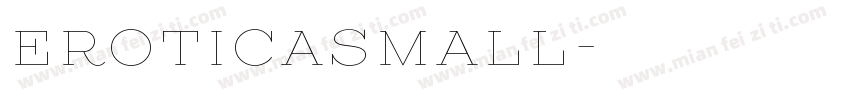 EroticaSmall字体转换