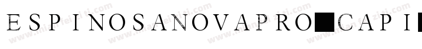 EspinosaNovaPro-Capi字体转换