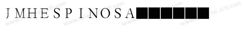 JMHEspinosa字体转换