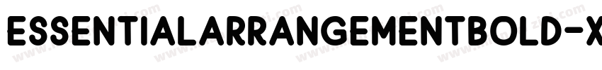 EssentialArrangementBold-xgnm字体转换